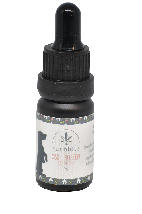CBD Öl für Tiere 5% oder 10% (500 / 1000mg) 10ml