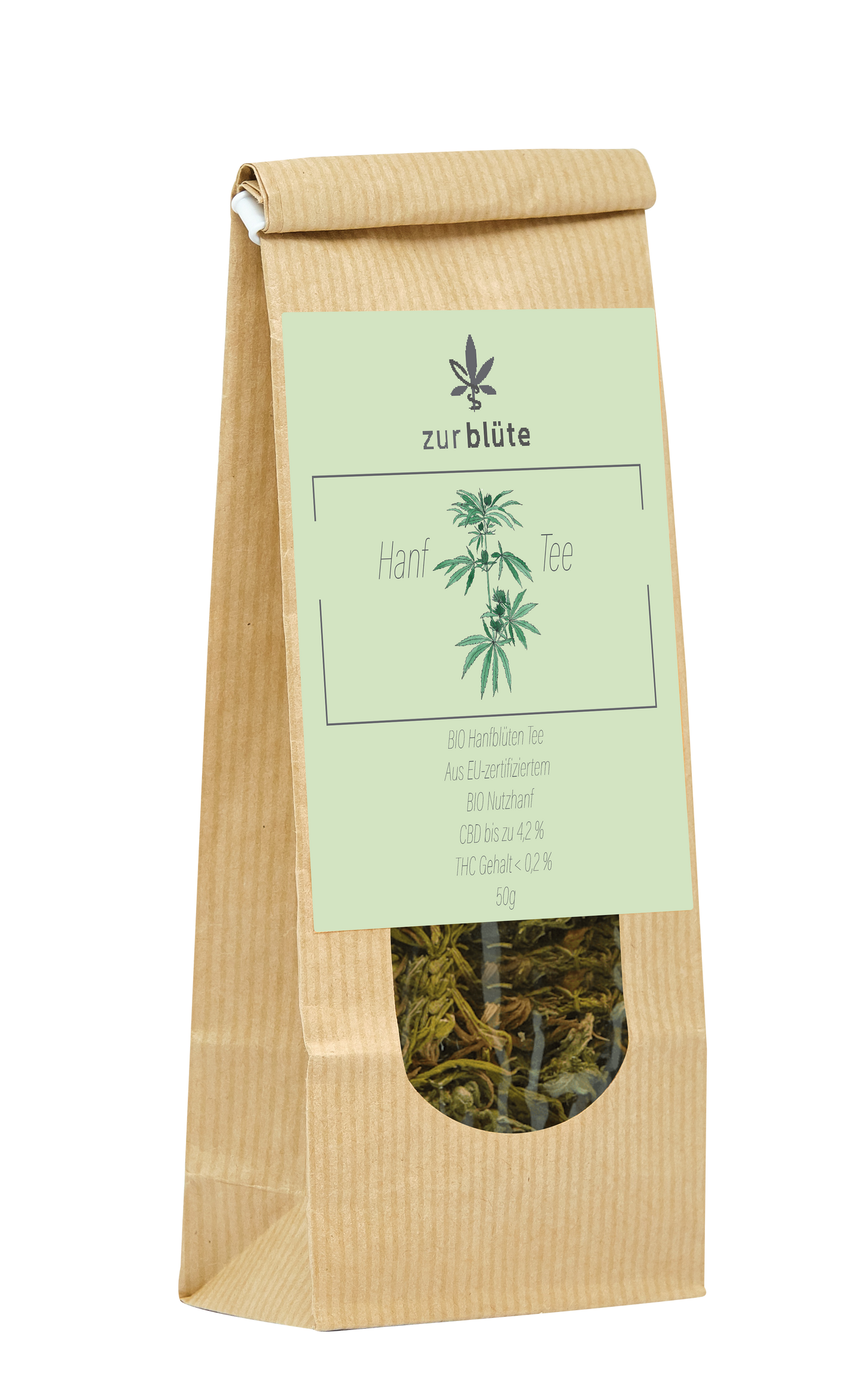 Zur Blüte Hanfblätter Tee 50g