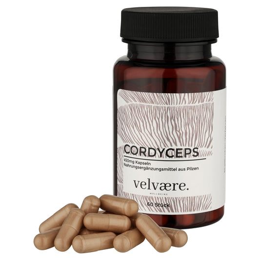 Velvaere Cordyceps Pulver Kapseln